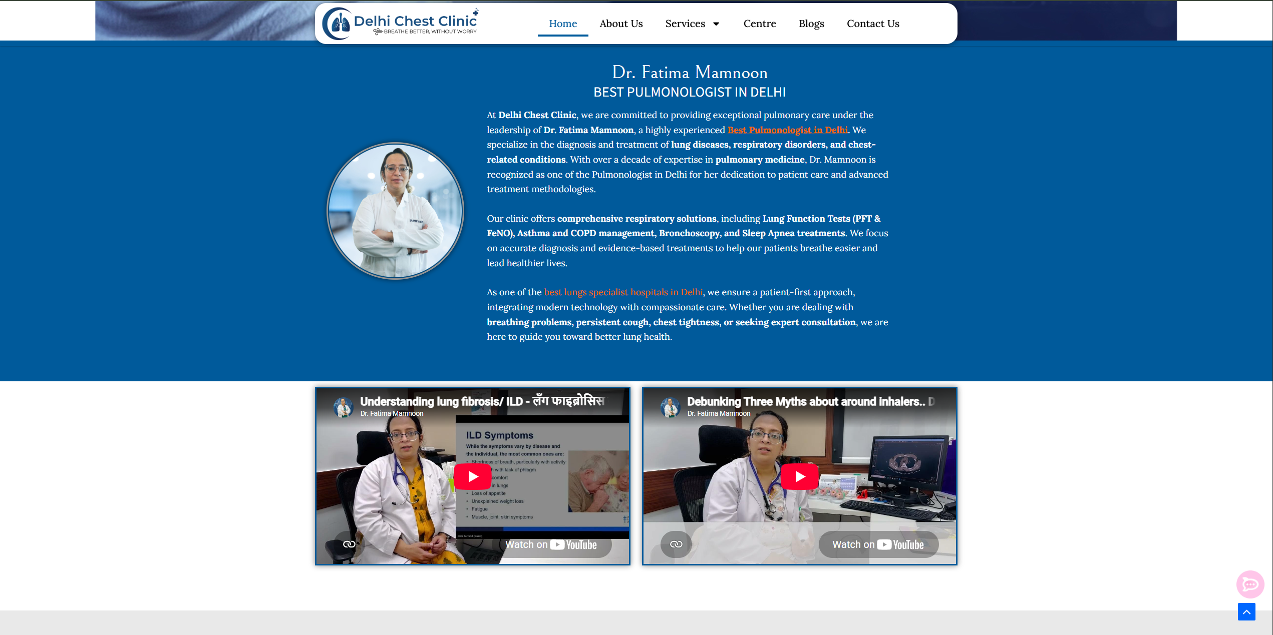 From a Local Chest Clinic to High-Intent Google Visibility: Dr. Fatima Chest Clinic