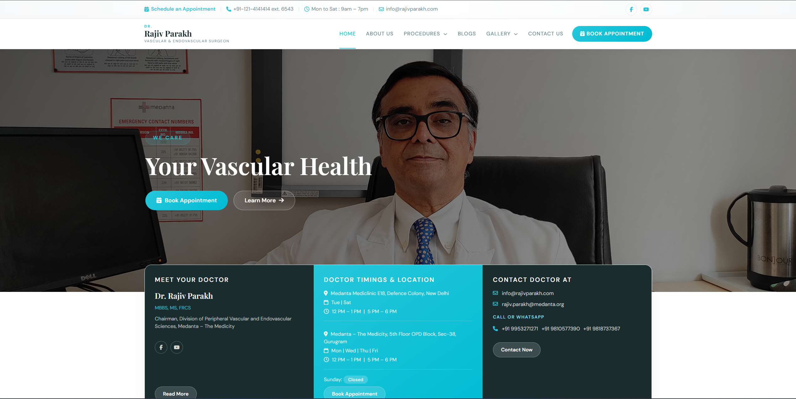 Turning Medical Authority Into Search Visibility: Dr. Rajiv Parakh Organic Growth